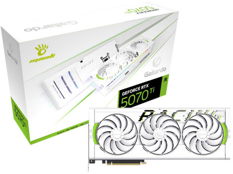 万丽 白星舰 GeForce RTX 5070 Ti OC 16GB GDDR7